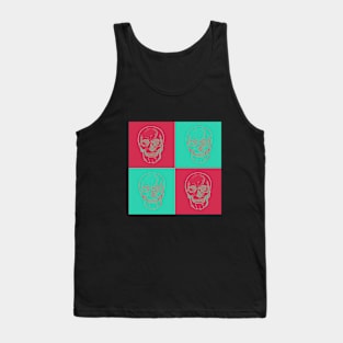 Retro skulls Tank Top